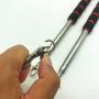 stainless steel retractable telescopic pocket pole for horse training
