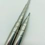 Stainless steel telescopic pole with male thread