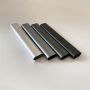 anodized silver custom aluminum profile 45 degree cut aluminum tube with deburring made in China 