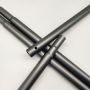 Custom Color Matt Grey Swaging Aluminum Tubes with Spring Button Lock