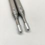Stainless Steel Telescopic Pole with White Rubber Handle 