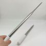 Stainless Steel Telescopic Pole with White Rubber Handle 