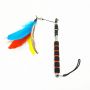 Custom caterpillar handle stainless steel telescopic cat flirt pole