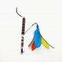 Custom caterpillar handle stainless steel telescopic cat flirt pole