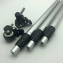 Removable 3 Sections Aluminum Table Legs Telescopic Pole