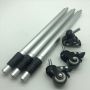 Removable 3 Sections Aluminum Table Legs Telescopic Pole