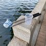 Custom length stainless steel portable water sampler telescopic rod