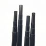 7 Sections Anodized Black Aluminum Telescopic Pole With Friction Lock