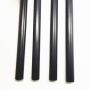 7 Sections Anodized Black Aluminum Telescopic Pole With Friction Lock