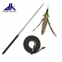 Hot sell stainless steel dog tease tube extension pole for cat flirt toy