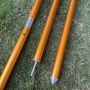 custom colorful tarp pole aluminum tarp pole with spring button high quality