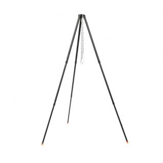 Camping Campfire Tripod Aluminum Hanging Pot Bracket Picnic Rack Adjustable Pole Extension