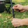 Outdoor adjustable length aluminum picnic pots tripod  for barbecue camping