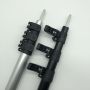 Telescopic aluminum pole spin lock tube tent pole tarp pole camping tube rod