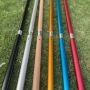 Adjustable Height Multi-colored Golden Aluminum Tent Pole