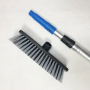 wholesale price solar panel brush aluminum telescopic pole with spring button for cleaning window