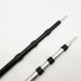Twist Lock Aluminum Rod 4 sections 2.4 meter 7.8 feet Tarp Pole Telescopic Outdoor Camping Tent Pipe