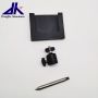 Customized length Aluminum Alloy Nail stakes Phone Holder Threaded Connection Tube with 1/4 -20 Screw Gopro For Selfie Stick