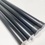 Aluminum Round Tube Anodized Black Single Section Strong Support Custom length Table Leg Desk Leg Camping Picnic