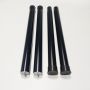 Aluminum Round Tube Anodized Black Single Section Strong Support Custom length Table Leg Desk Leg Camping Picnic
