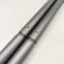 Professional aluminum pole swaging tube tarp pole with spring button for camping