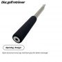 Custom Foam Handle Stainless Steel Telescopic Pole Disc Golf Retriever with Mini Hook