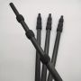 1360mm Light Weight 3K Carbon Fiber Telescopic Pole Adjustable Pole For Underground Gold Metal Detector Searcher