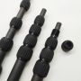 3200mm 100% Carbon Fiber Telescoping Tubes with spin lock extension pole telescopic pole