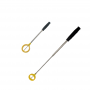 8 Sections 6FT Custom Plastic Handle Stainless Steel Telescopic Pole Disc Golf Ball Retriever
