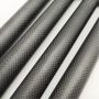 Metal Detector Rod Carbon Fiber Tube Extension Pole Telescopic Pipe With Spin Lock 4.5ft 