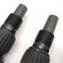 Metal Detector Rod Carbon Fiber Tube Extension Pole Telescopic Pipe With Spin Lock 4.5ft 