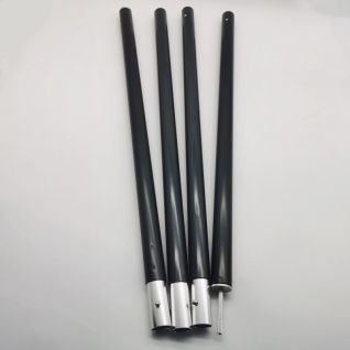 Aluminum Camping Telescopic Tent Pole With Spring Button Lock