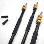 Adjustable 6.9 Feet Flip Lock Aluminum Telescopic Tube Paint Roller Brush Household Tool Rod