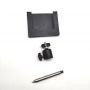 Aluminum Alloy Round Tubes 1/4 Screw Connection Rod Phone Holder Gopro Camera Support Selfie Stick