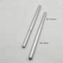 18 Inches 2 sections Anodized Silver Twist Lock Aluminum Telescopic Poles For Bathroom Tool