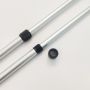 New Arrival Customized 5.1FT Spin Lock Telescopic Aluminum Pole Double Side Extending