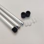 New Arrival Customized 5.1FT Spin Lock Telescopic Aluminum Pole Double Side Extending