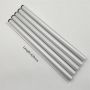 420mm Round Anodized Silver Aluminum Tube For Plastic Armchairs Leg 