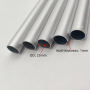 420mm Round Anodized Silver Aluminum Tube For Plastic Armchairs Leg 