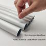 420mm Round Anodized Silver Aluminum Tube For Plastic Armchairs Leg 