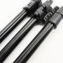 3.3 feet 1 meter Aluminum Pole Telescopic Tube Anodized Black Pipe Extension Tool With M8 Thread