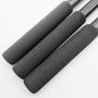 3.3 feet 1 meter Aluminum Pole Telescopic Tube Anodized Black Pipe Extension Tool With M8 Thread