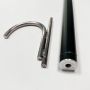 Custom Length Color Aluminum Round Tube Telescopic Pull Pole Extension Tool Pipe With Spring Button Rope Elastic String