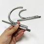 Custom Length Color Aluminum Round Tube Telescopic Pull Pole Extension Tool Pipe With Spring Button Rope Elastic String