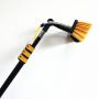 custom 30 feet aluminum extension pole with water fed brush for cleaning window solar panel cleaning tool