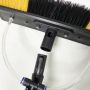 New design Aluminum Telescopic window cleaning water fed pole with brush