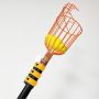 Garden Fruit Tree Telescopic Pole Fruit Picker Tool Basket Aluminum Flip Lock 12ft 20ft 24ft 30ft 36ft For Apple Mango