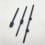 3.1FT Matt Black 3 Sections Flip Lock Aluminum Telescopic Pole with M10 Thread