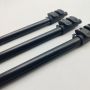 3.1FT Matt Black 3 Sections Flip Lock Aluminum Telescopic Pole with M10 Thread