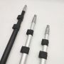 New Design 3 Sections Aluminium Telescoping Pole With Flip Lock Econ